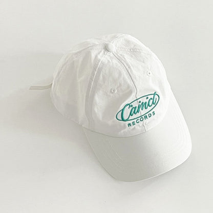 Solid Color Letter Embroidered Baseball Cap