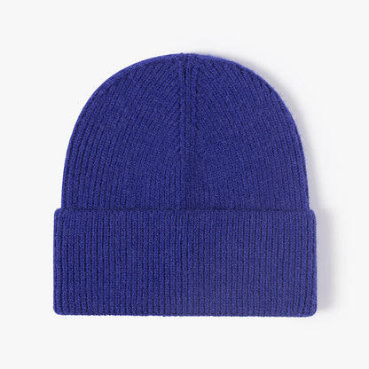Solid Color Large Size Knit Beanie
