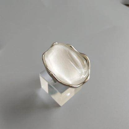 Minimalist Irregular Stone Stud Earrings