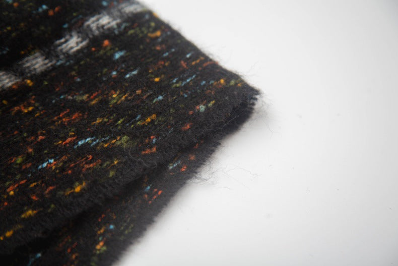 Striped Contrast Color Scarves