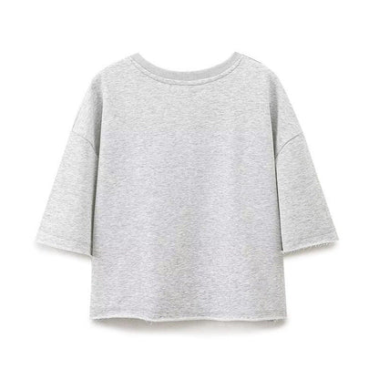 Casual Short Sleeve Top and Shorts Set