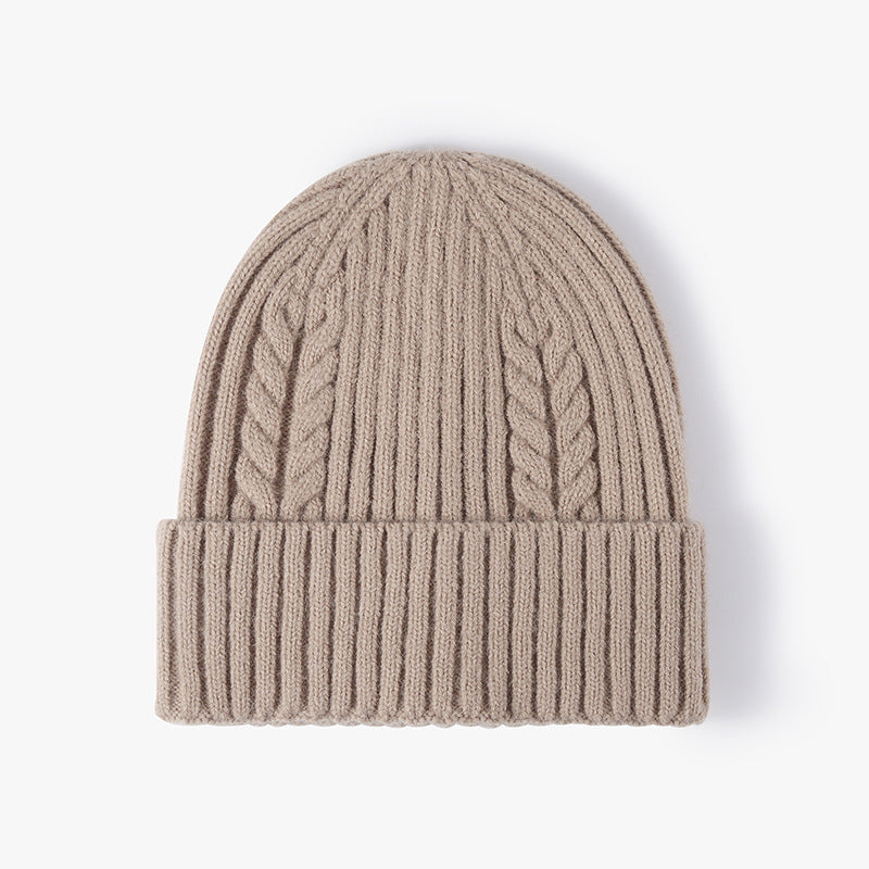 Solid Color Teist Simple Knit Beanie