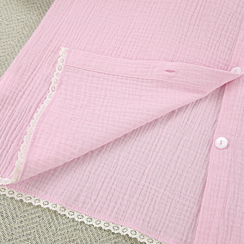 Flounce Solid Color Homewear Sets