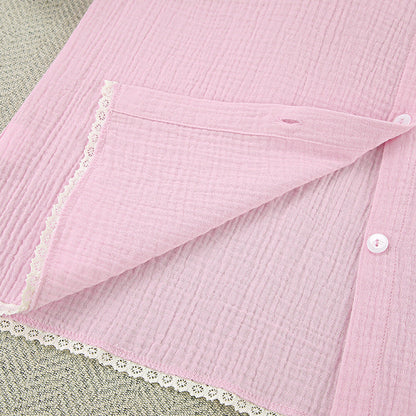 Flounce Solid Color Homewear Sets