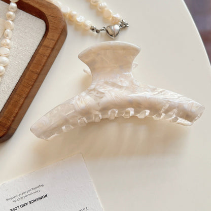 Solid Color Acetate Large Hair Claw
