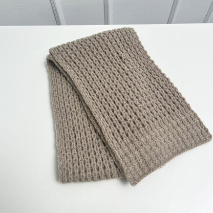 Solid Color Simple Soft Knit Scarve