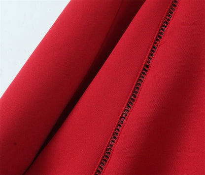 Versatile Solid Color Halter Mini Dress