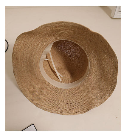 Casual Solid Color Handwoven Fisherman Hat