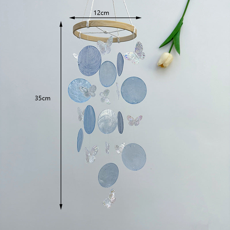 2+Butterfly Shell Suncatcher Hangings