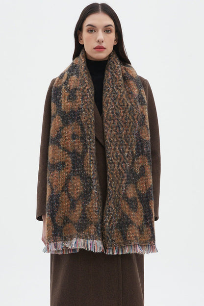 Leopard Print Contrast Color