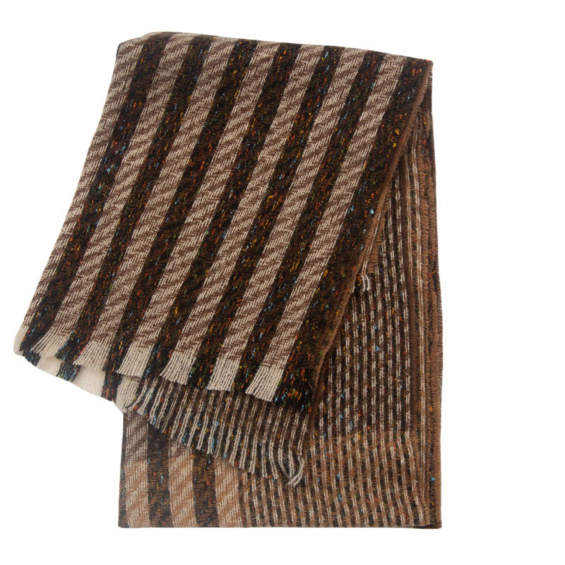 Vintage Stripe Patchwork Scarves