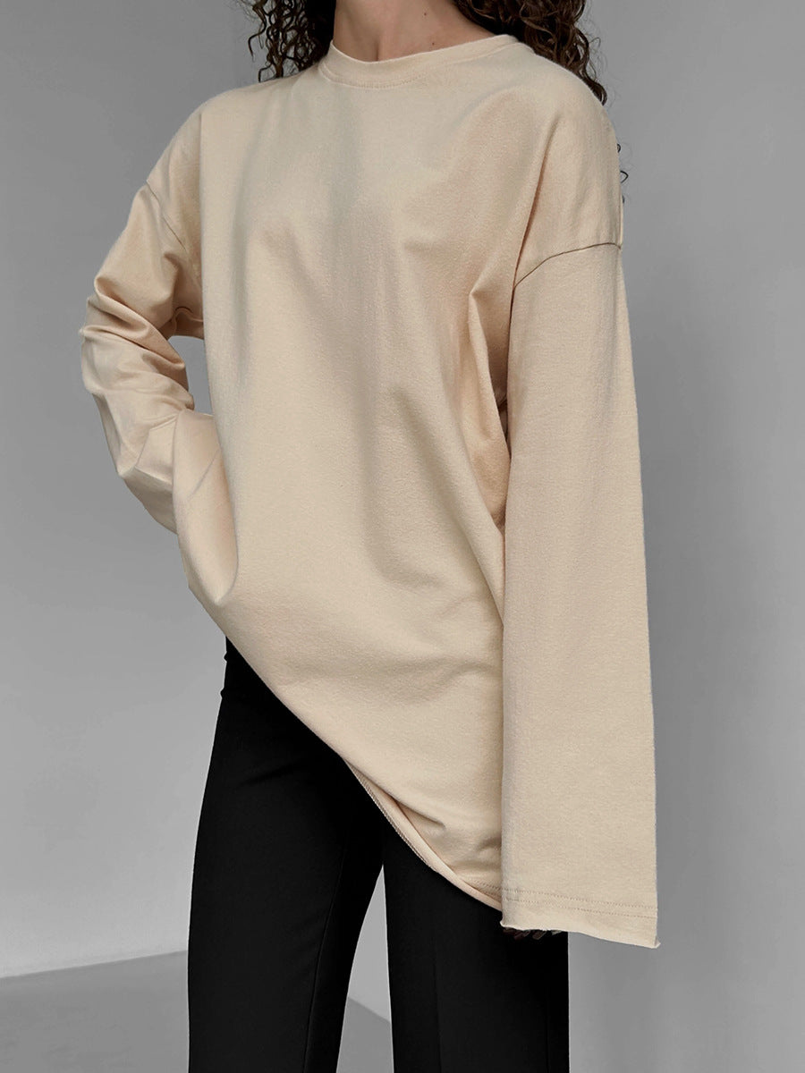 Solid Color Casual Oversize Classic T-Shirt