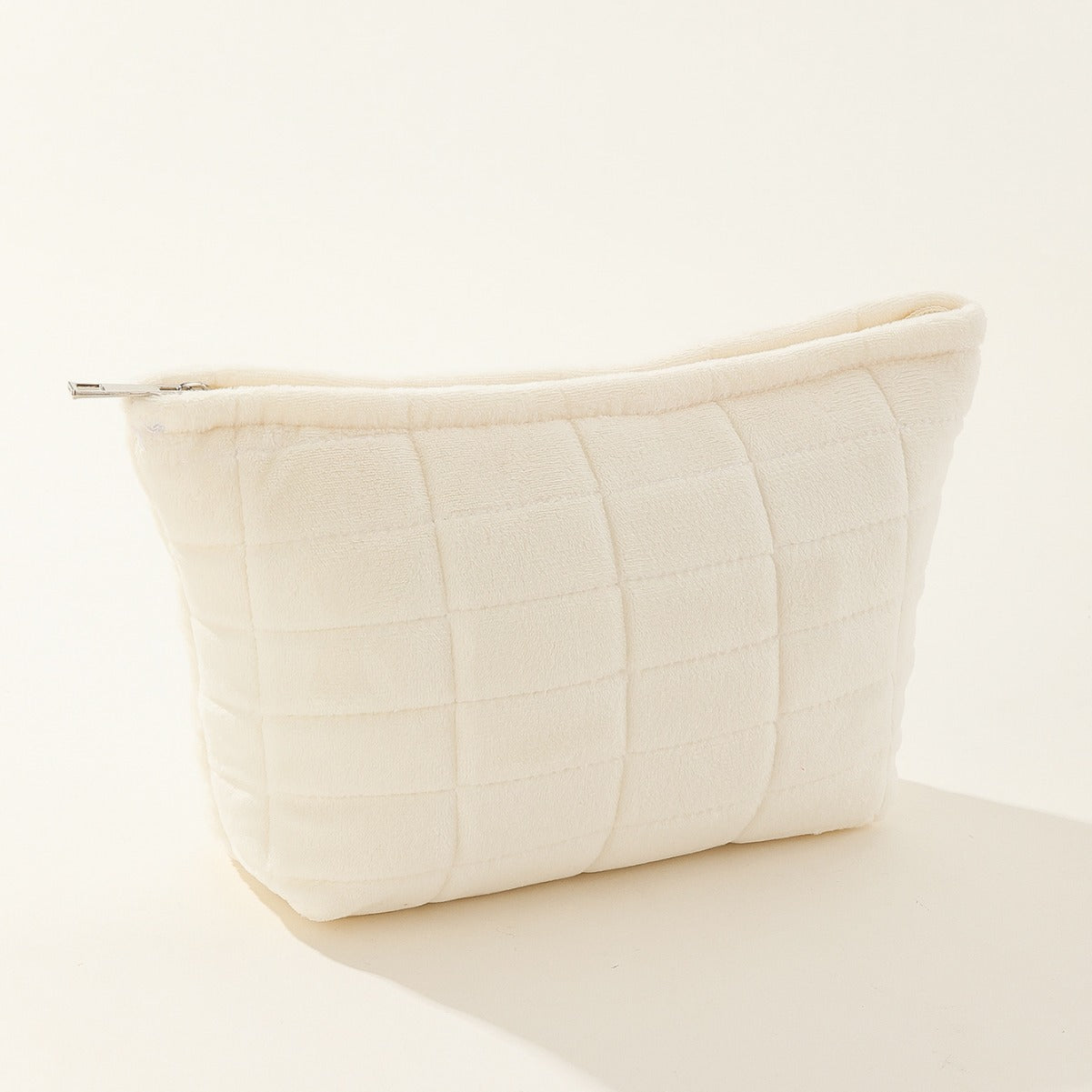 Solid Color Large Capacity Simple Make Up Bag