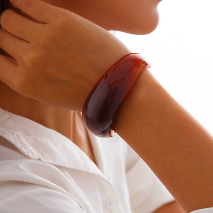 Colorful Open Irregular Acrylic Bracelets