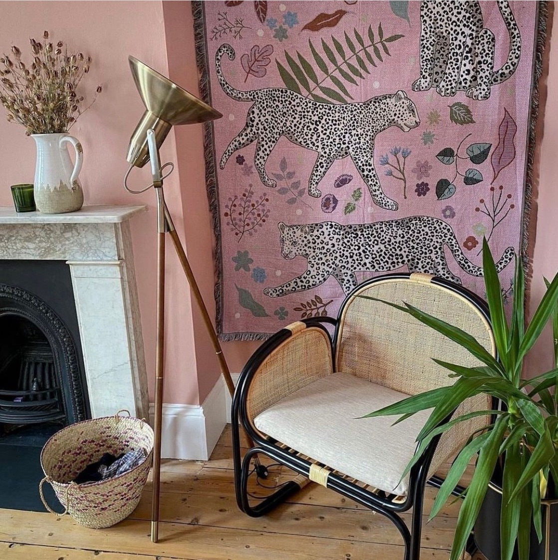 Cozy Funny Cat Prints Tapestry Throw Blanket