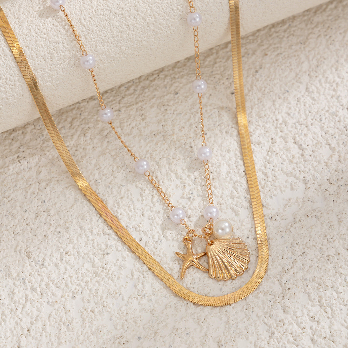 Sexy Snake Chain Pearl Waist Chain