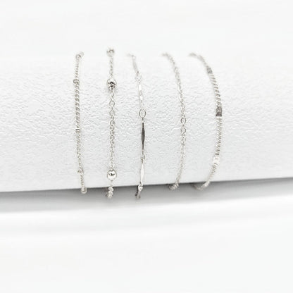 Simple Delicate Beach Set Anklet