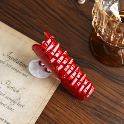 Halloween Skeleton Skull Acetate Hair Claw