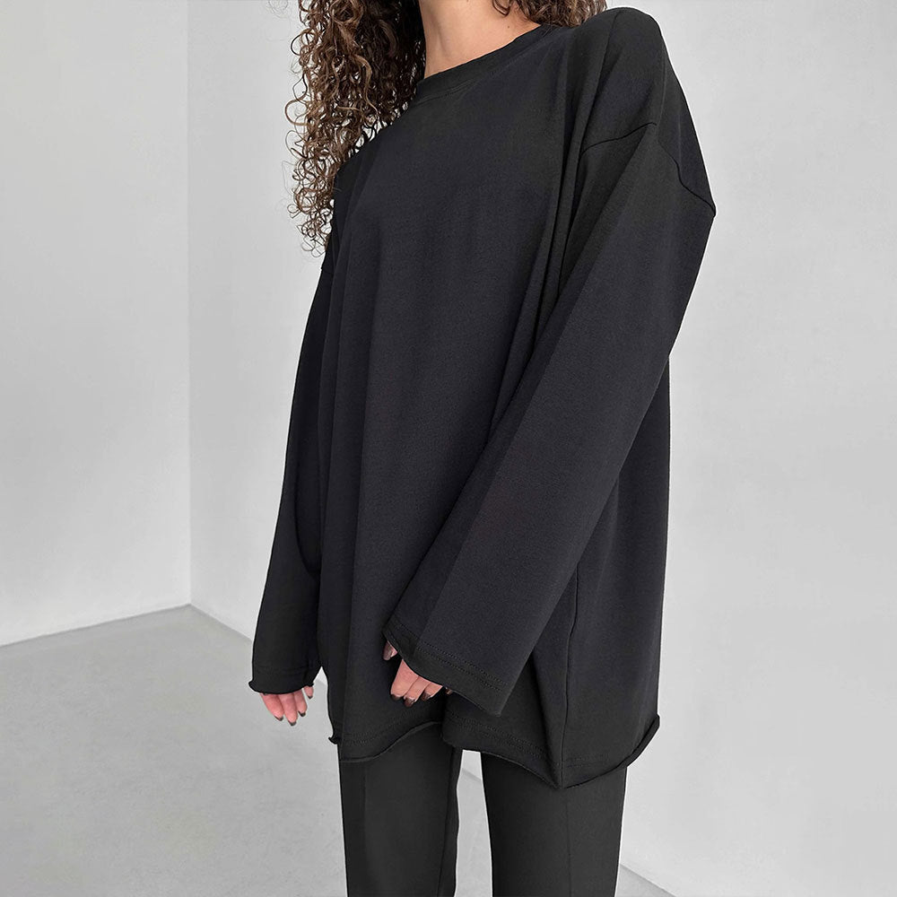 Solid Color Casual Oversize Classic T-Shirt