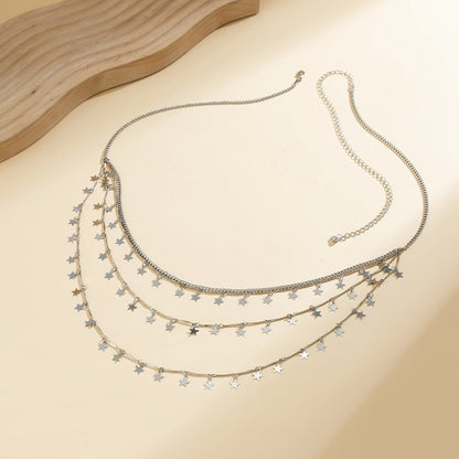 Sexy Star Peral Butterfly Chain