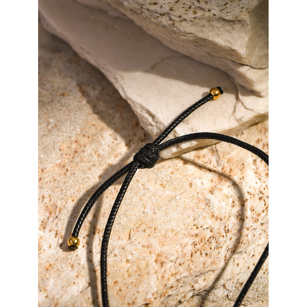 Simple Round Cutout Titanium Necklace