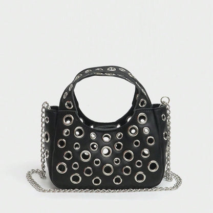 Vintage Hollow Out Mini Shoulder Bag