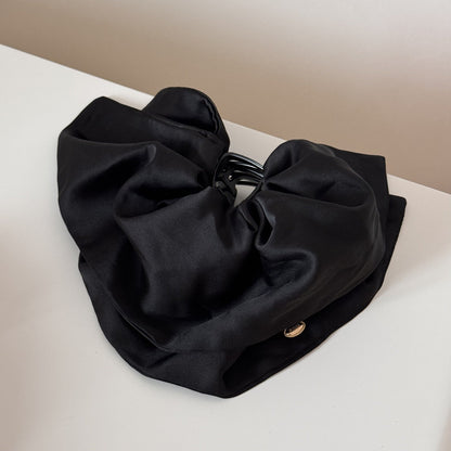 Solid Color Fabric Ponytail Hair Claw