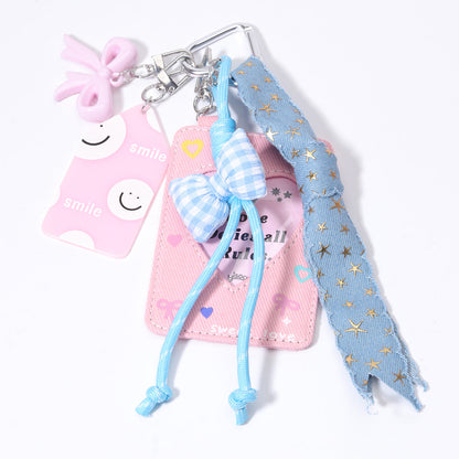 Card Picture Holder Rope Braided Bag Charm