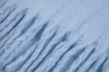 Solid Color Simple Tassel Scarves