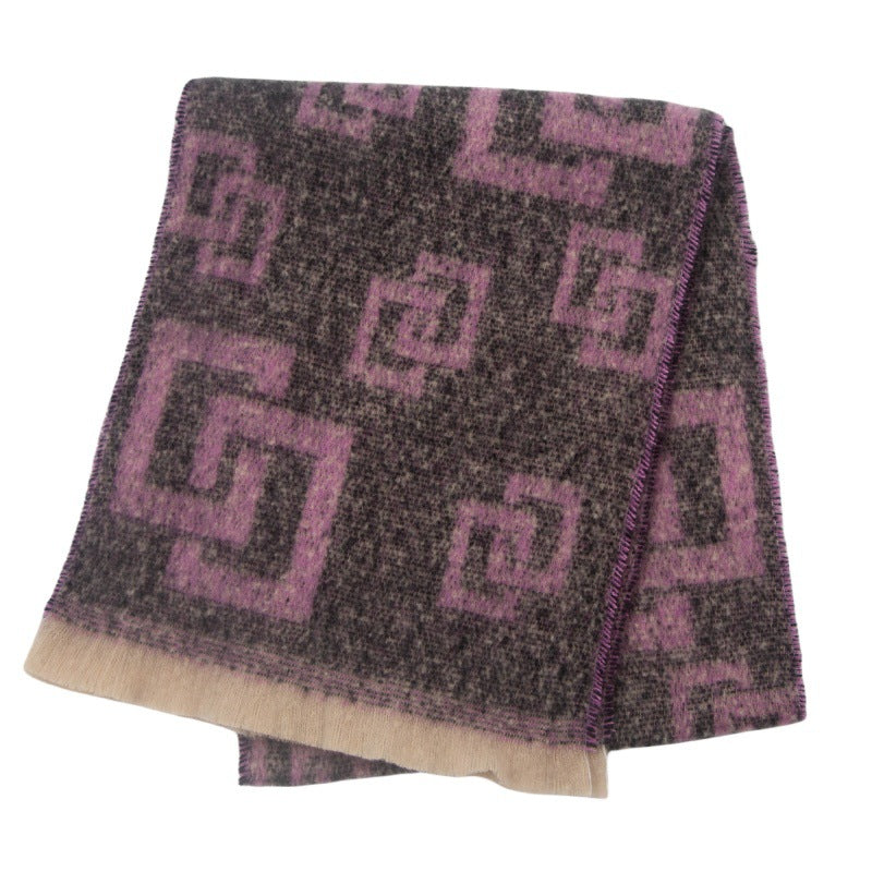 Plaid Vintage Print Scarves