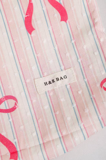 Cute Flower Printed Cotton Makeup Bag