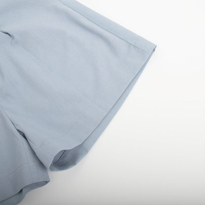 Solid Color Casual Vest and Shorts Sets