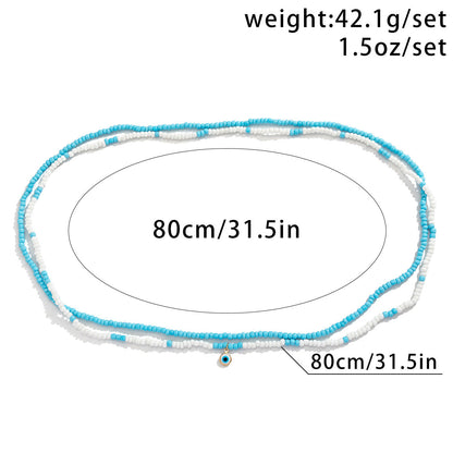 Simple Beaded Shell Waist Chain