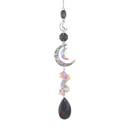 3+ Moon Star Crystal Suncatcher Hangings