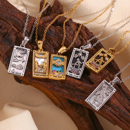 2+ Vintage Zircon Pendant Necklaces