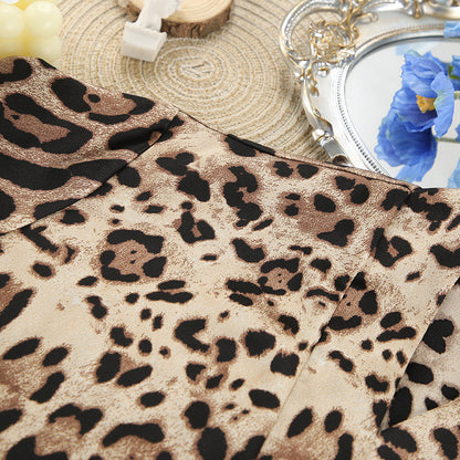 Leopard Print Loose Homewear Sets