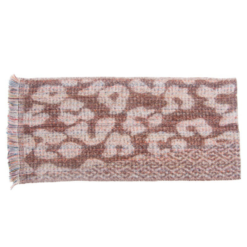 Leopard Print Contrast Color