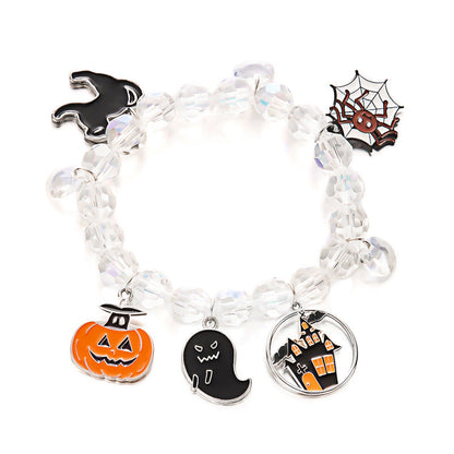 Halloween Funny Pumpkin Spider Ghost Bracelet