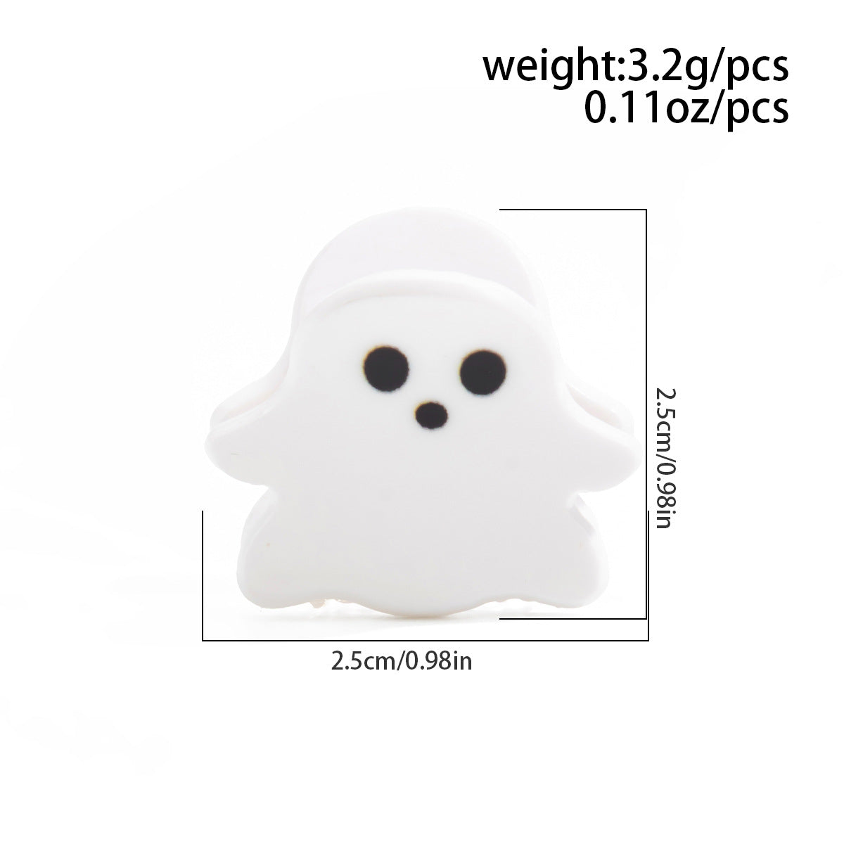 Cute Halloween Spider Ghost Mini Hair Claw