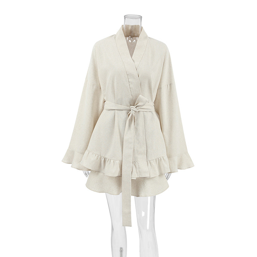 Flounce Simple Loose Homewear Sets