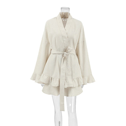 Flounce Simple Loose Homewear Sets