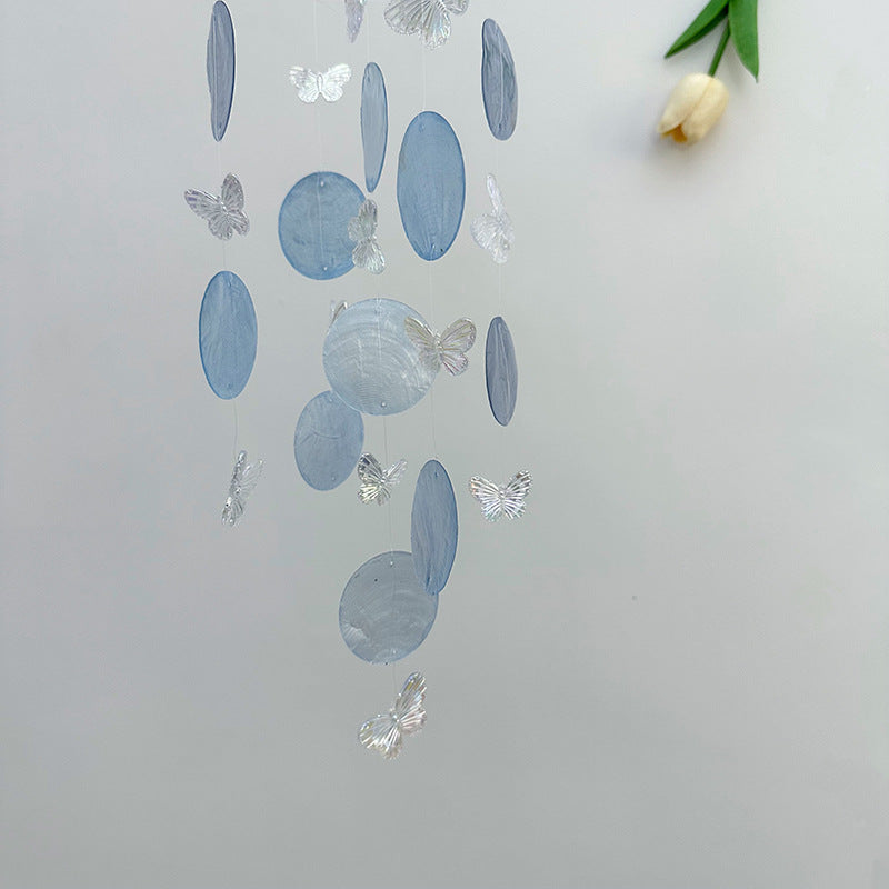 2+Butterfly Shell Suncatcher Hangings