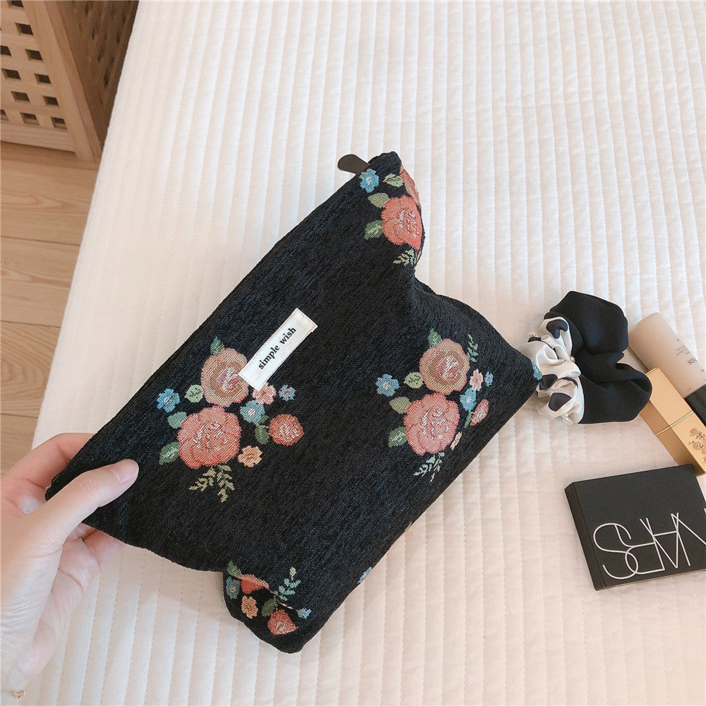 Classic Plaid Travel Cosmetic Bag