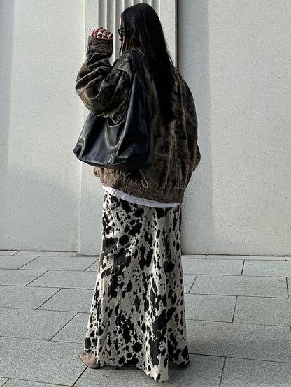 Sexy Spaghetti String Printed  A-Line Dress