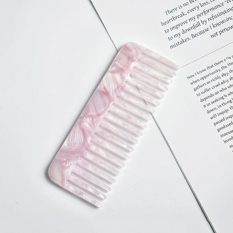 Acrylic Square Mini Portable Hair Combs