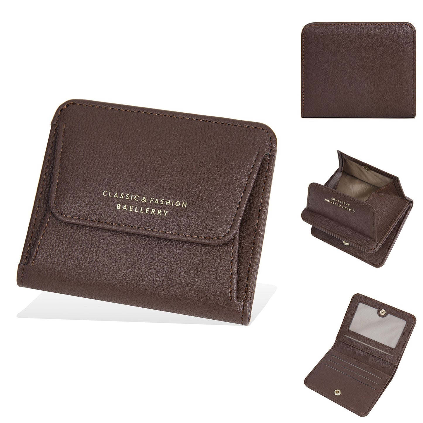 Mini Solid Color Card Cases Wallets