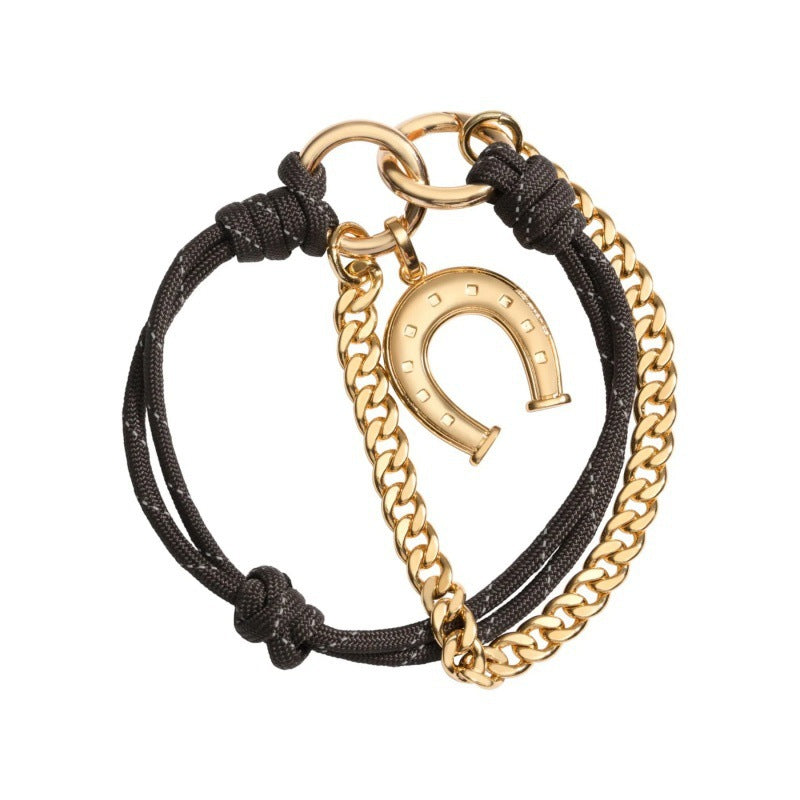 Minimalist Beaded Rope Braided Bag Charm