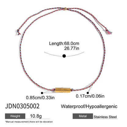 Vintage Cross Pendant Chain Necklace