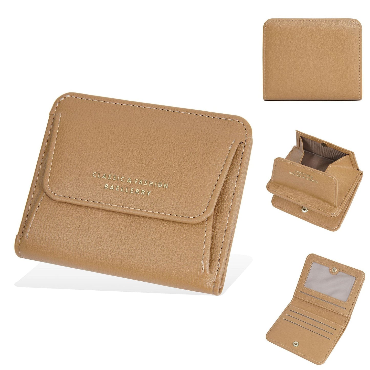 Mini Solid Color Card Cases Wallets