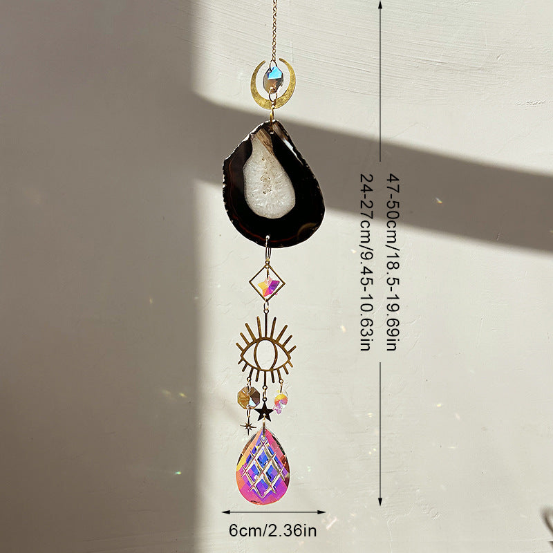 Colorful Stone Hanging Crystal Decoration